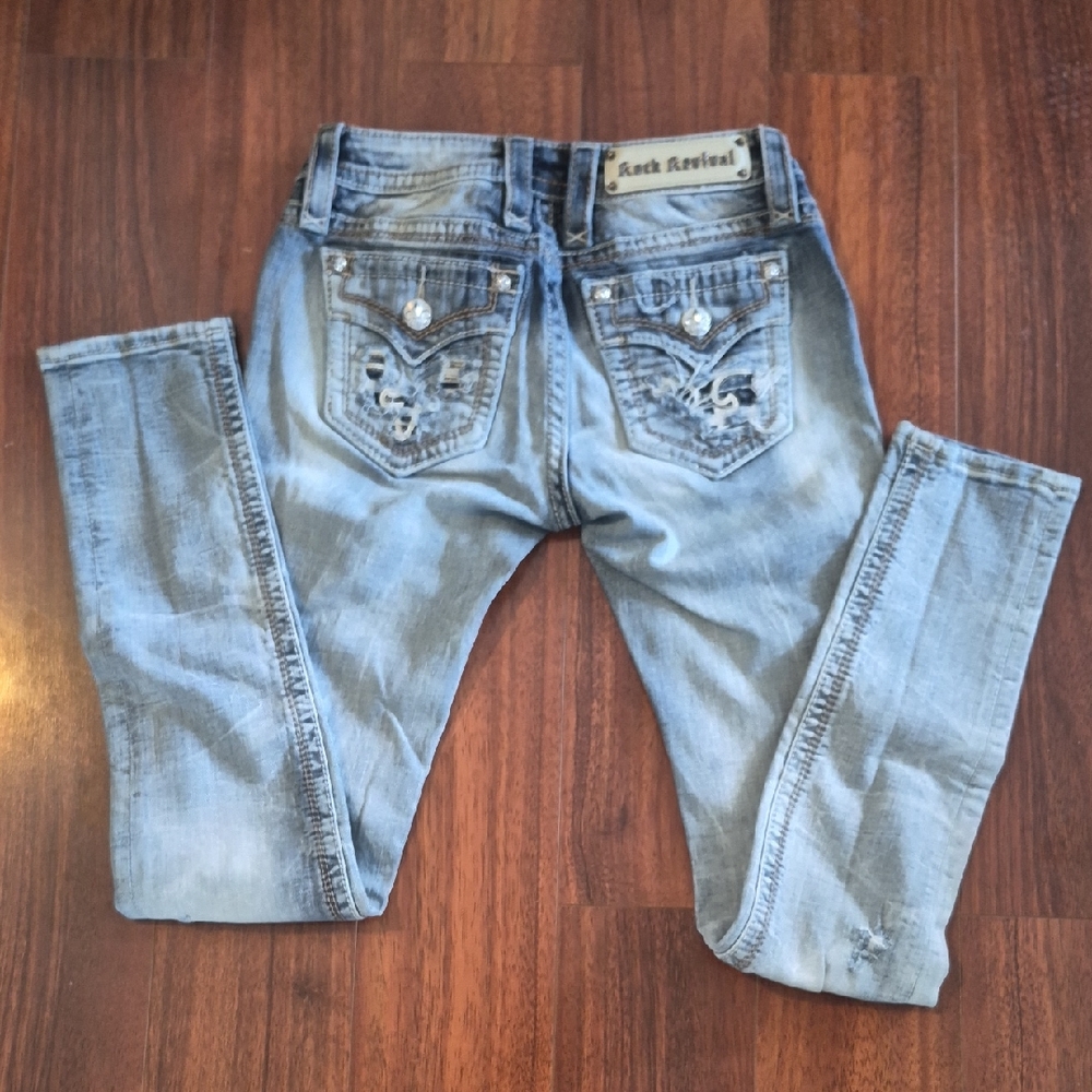 Rock Revival ARDA 25 Skinny Jeans DESTROYED